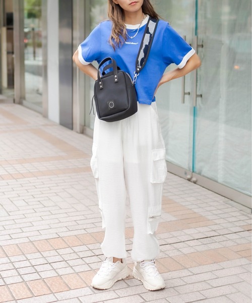 RASVOA（ラスボア）の「【EDT】Box shoulder bag（ショルダーバッグ・レディース・ブラック/オフホワイト・FREE）」の15枚目の写真