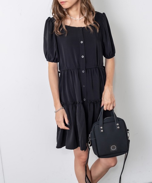 RASVOA（ラスボア）の「【EDT】Box shoulder bag（ショルダーバッグ・レディース・ブラック/オフホワイト・FREE）」の17枚目の写真