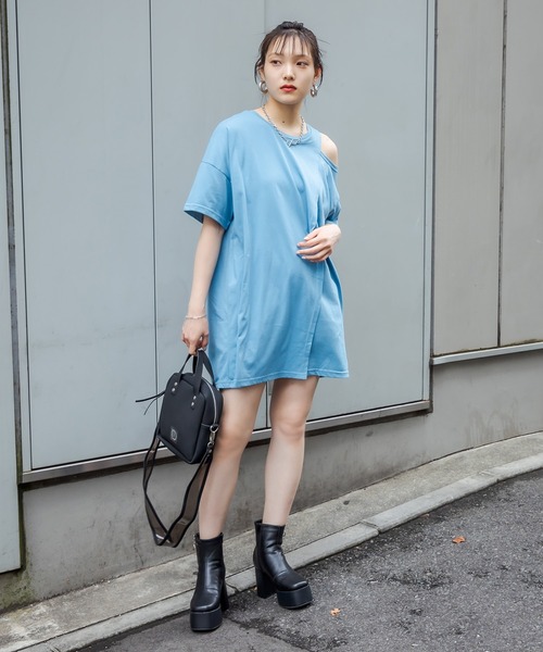 RASVOA（ラスボア）の「【EDT】Box shoulder bag（ショルダーバッグ・レディース・ブラック/オフホワイト・FREE）」の12枚目の写真