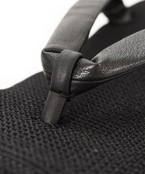 goyemon(ゴエモン)の「B’2nd×goyemon(ビーセカンド×ごゑもん)unda / ごゑもん / 雲駄-TOCHIGI LEATHER- / UNDA SANDALS(サンダル・メンズ・ブラック/キャメル・SMALL/MEDIUM/LARGE)」の3枚目の写真