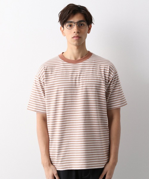 GLOBAL WORK(グローバルワーク)の「マルチボーダーTee/932336(Tシャツ/カットソー・メンズ・ホワイト/グレー系その他/ブルー系その他・SMALL/MEDIUM/LARGE/X-LARGE)」の8枚目の写真