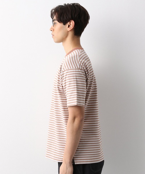 GLOBAL WORK(グローバルワーク)の「マルチボーダーTee/932336(Tシャツ/カットソー・メンズ・ホワイト/グレー系その他/ブルー系その他・SMALL/MEDIUM/LARGE/X-LARGE)」の16枚目の写真