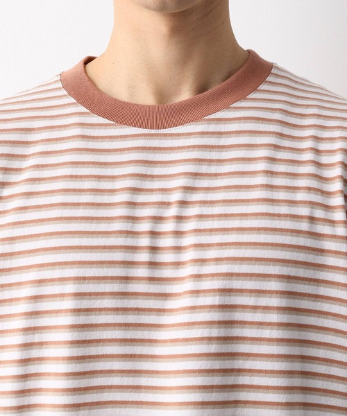 GLOBAL WORK(グローバルワーク)の「マルチボーダーTee/932336(Tシャツ/カットソー・メンズ・ホワイト/グレー系その他/ブルー系その他・SMALL/MEDIUM/LARGE/X-LARGE)」の18枚目の写真