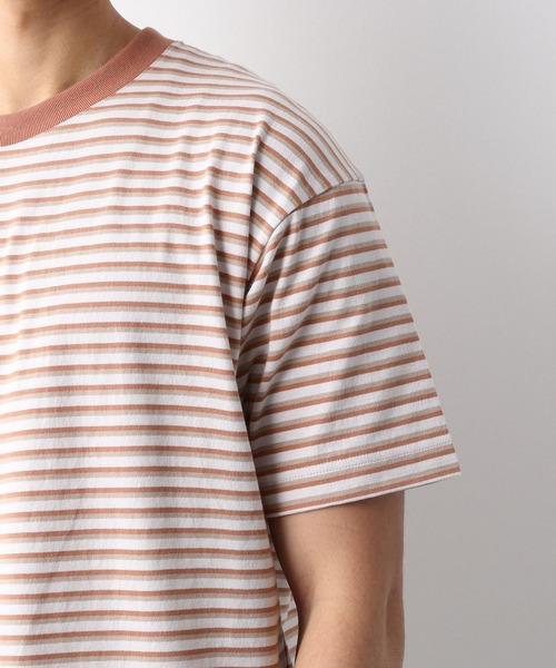 GLOBAL WORK(グローバルワーク)の「マルチボーダーTee/932336(Tシャツ/カットソー・メンズ・ホワイト/グレー系その他/ブルー系その他・SMALL/MEDIUM/LARGE/X-LARGE)」の14枚目の写真