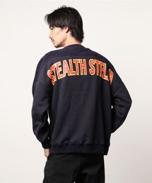 トップス STEALTH STELL'A COLLEGE-CREW-STELLA STEALTH STELL'A】COLLEGE-PULL PK HEAVY-COUNTRY（BLACK