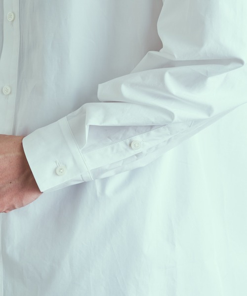 Lui's（ルイス）の「120双スタンドロングスリットシャツ（シャツ/ブラウス・メンズ・グレー/ホワイト/サックスブルー・FREE）」の17枚目の写真