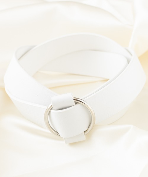 REBALANCE(リバランス)の「デザインバックル カラー ベルト(ベルト・レディース・ホワイト/ダークブラウン/ブラウン/グレー/レッド/サックスブルー/ピンク/インディゴブルー/その他/ライトブラウン/クリアブラウン/その他1/その他2/その他3/ホワイト系その他/ブラック系その他/ベージュ系その他/イエロー系その他/レッド系その他/ダークウッド/ブラック×シルバー/シルバー×ブラック/ブラック×ゴールド・ONE SIZE)」の22枚目の写真