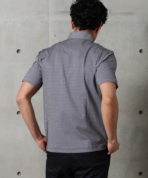 MEN'S BIGI（メンズビギ）の「【COOL MAX(クールマックス)】ボタンダウンポロシャツ/TAILORED WEARライン（ポロシャツ・メンズ・ホワイト/ライトグレー/ネイビー/ブルー・01/02/03）」の10枚目の写真