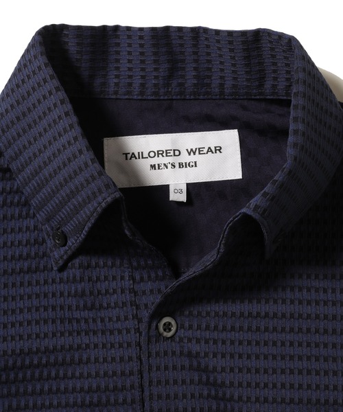 MEN'S BIGI（メンズビギ）の「【COOL MAX(クールマックス)】ボタンダウンポロシャツ/TAILORED WEARライン（ポロシャツ・メンズ・ホワイト/ライトグレー/ネイビー/ブルー・01/02/03）」の18枚目の写真