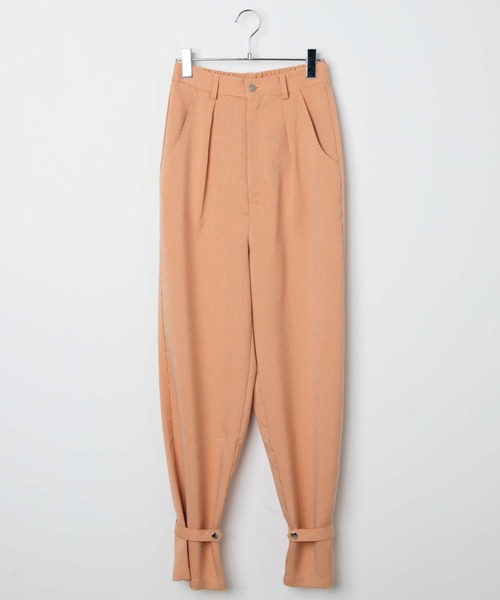 dispark（ディスパーク）の「DISPARK/ヘムベルトタックパンツ（スラックス・レディース・オレンジ系その他3/グリーン系その他2・FREE）」の9枚目の写真