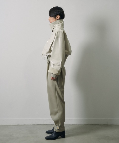 JANESMITH(ジェーンスミス)の「JANESMITH ジェーンスミス / POLYURETHANE COATING HUNTING BLOUSON ポリウレタンコーティングハンティングブルゾン / 21WBL-#806L(ブルゾン・レディース・チャコールグレー/ライトベージュ・36/38)」の15枚目の写真