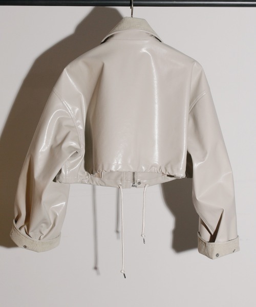 JANESMITH(ジェーンスミス)の「JANESMITH ジェーンスミス / POLYURETHANE COATING HUNTING BLOUSON ポリウレタンコーティングハンティングブルゾン / 21WBL-#806L(ブルゾン・レディース・チャコールグレー/ライトベージュ・36/38)」の17枚目の写真