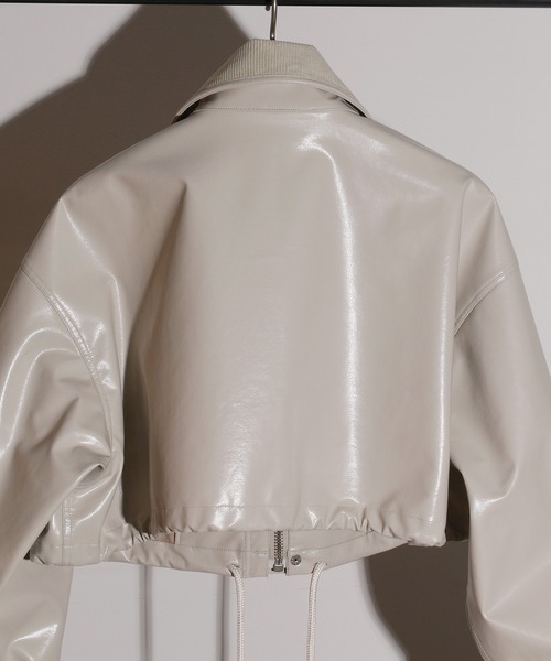 JANESMITH(ジェーンスミス)の「JANESMITH ジェーンスミス / POLYURETHANE COATING HUNTING BLOUSON ポリウレタンコーティングハンティングブルゾン / 21WBL-#806L(ブルゾン・レディース・チャコールグレー/ライトベージュ・36/38)」の20枚目の写真