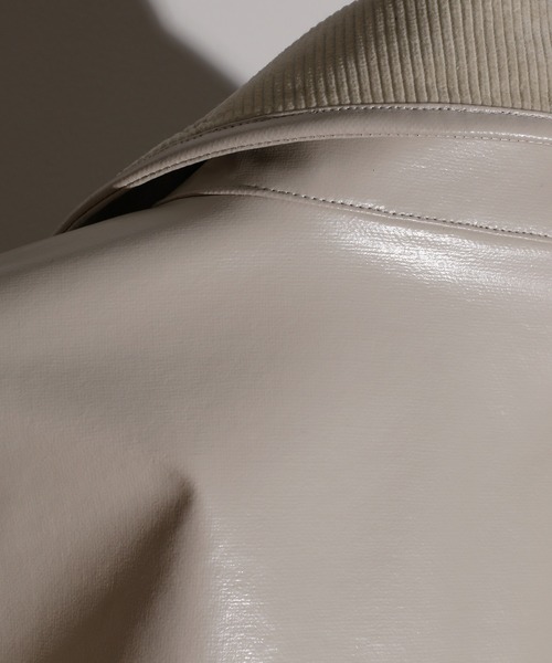 JANESMITH(ジェーンスミス)の「JANESMITH ジェーンスミス / POLYURETHANE COATING HUNTING BLOUSON ポリウレタンコーティングハンティングブルゾン / 21WBL-#806L(ブルゾン・レディース・チャコールグレー/ライトベージュ・36/38)」の12枚目の写真