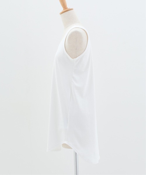 SLOBE IENA（スローブイエナ）の「ベーシックロングタンクトップ【手洗い可能】◆（タンクトップ・レディース・ホワイト・FREE）」の14枚目の写真