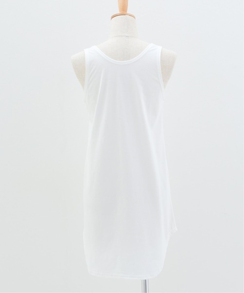 SLOBE IENA（スローブイエナ）の「ベーシックロングタンクトップ【手洗い可能】◆（タンクトップ・レディース・ホワイト・FREE）」の6枚目の写真