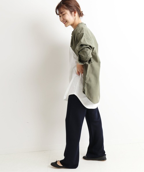 SLOBE IENA（スローブイエナ）の「ベーシックロングタンクトップ【手洗い可能】◆（タンクトップ・レディース・ホワイト・FREE）」の3枚目の写真