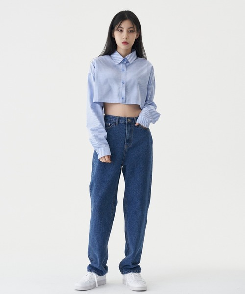 FEKETE（フェケテ）の「FEKETE MADE STRAIGHT DENIM PANTS（デニムパンツ・レディース・ブルー・SMALL/MEDIUM）」の19枚目の写真