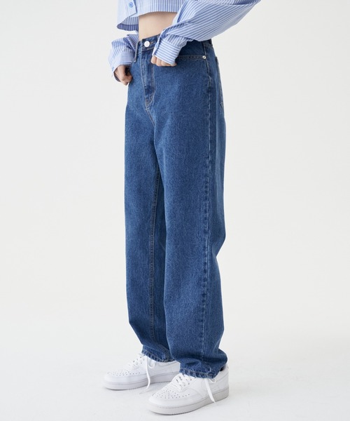 FEKETE（フェケテ）の「FEKETE MADE STRAIGHT DENIM PANTS（デニムパンツ・レディース・ブルー・SMALL/MEDIUM）」の12枚目の写真