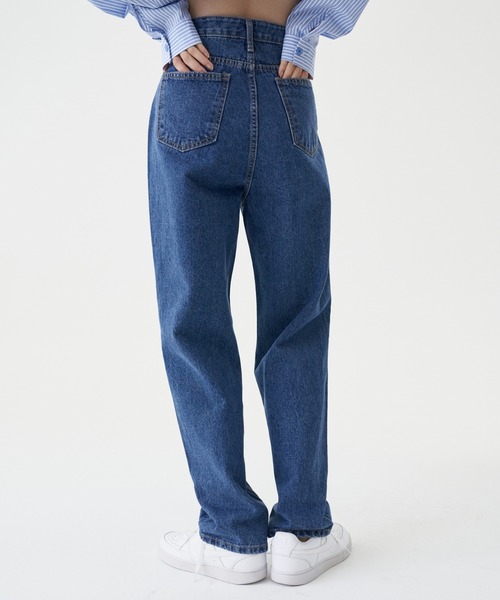 FEKETE（フェケテ）の「FEKETE MADE STRAIGHT DENIM PANTS（デニムパンツ・レディース・ブルー・SMALL/MEDIUM）」の14枚目の写真