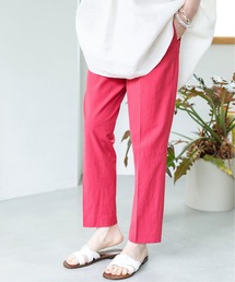 IENA | ドライリネンストレッチパンツ◆(その他パンツ)