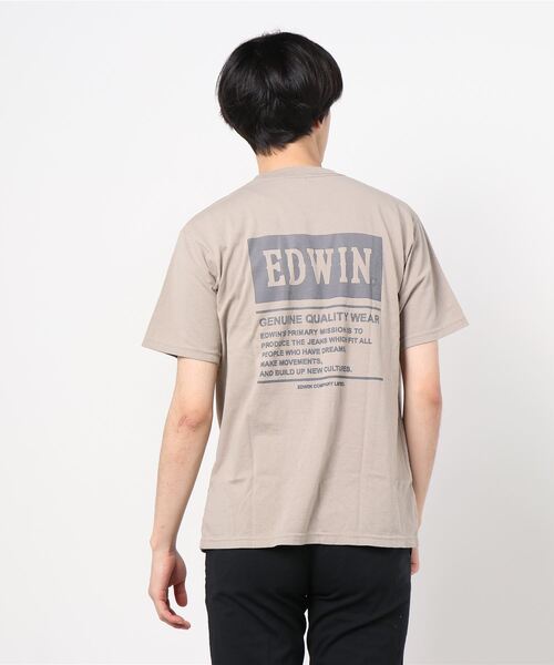 EDWIN(エドウィン)の「EDWIN エドウィン プリント半袖Tシャツ(Tシャツ/カットソー・メンズ・ベージュ・L/M/XL)」の5枚目の写真