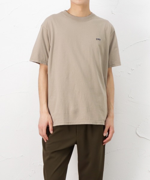 EDWIN(エドウィン)の「EDWIN エドウィン プリント半袖Tシャツ(Tシャツ/カットソー・メンズ・ベージュ・L/M/XL)」の1枚目の写真