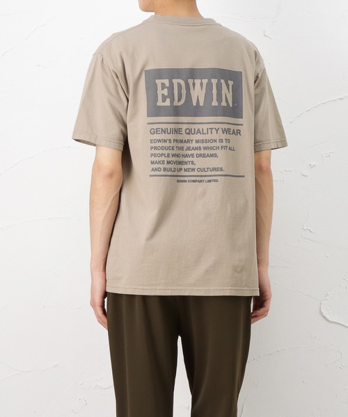 EDWIN(エドウィン)の「EDWIN エドウィン プリント半袖Tシャツ(Tシャツ/カットソー・メンズ・ベージュ・L/M/XL)」の3枚目の写真