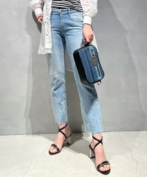 DIESEL（ディーゼル）の「DIESEL FW21 サステナブル デニム レディース フレア ライトブルー カットオフデニム（デニムパンツ）」
