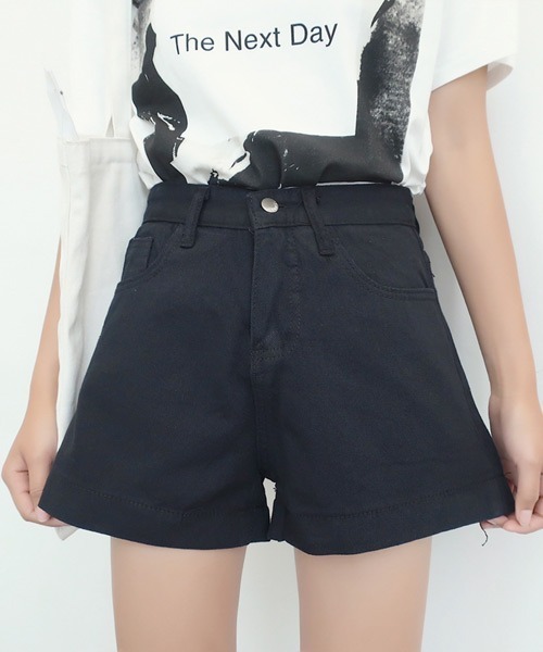 urge：（アージコロン ）の「【URGE：】 ヘビーツイル　ショートパンツ（その他パンツ・レディース・ホワイト/ブラック/アイボリー・M/L/XL/S）」の12枚目の写真