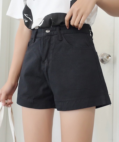 urge：（アージコロン ）の「【URGE：】 ヘビーツイル　ショートパンツ（その他パンツ・レディース・ホワイト/ブラック/アイボリー・M/L/XL/S）」の14枚目の写真