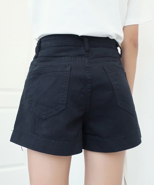 urge：（アージコロン ）の「【URGE：】 ヘビーツイル　ショートパンツ（その他パンツ・レディース・ホワイト/ブラック/アイボリー・M/L/XL/S）」の15枚目の写真