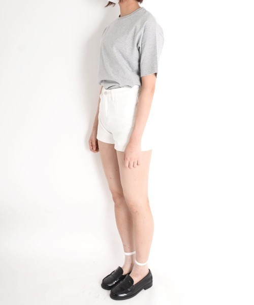 urge：（アージコロン ）の「【URGE：】 ヘビーツイル　ショートパンツ（その他パンツ・レディース・ホワイト/ブラック/アイボリー・M/L/XL/S）」の21枚目の写真