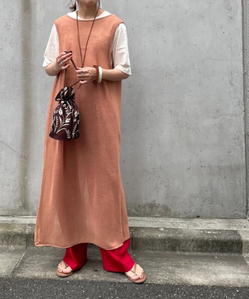 セール レイヤード前後２ｗａｙニットワンピース ワンピース Doux Archives ドゥアルシーヴ のファッション通販 Zozotown