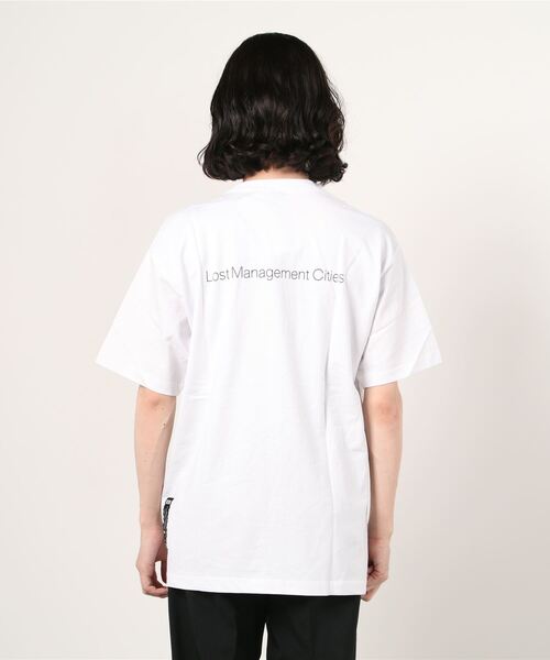 Tシャツ・カットソー LMC NEW CLASSIC LOGO SHEER SHIRT ivory 0LM45SSH501IVR LMCの「THIN LOGO TEE（Tシャツ/カットソー）」 - WEAR