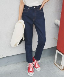 Auntie Rosa Holiday | ハイライズデニムテーパードパンツ(デニムパンツ)