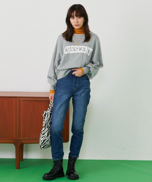 Auntie Rosa Holiday（アンティローザホリデー）の「ハイライズデニムテーパードパンツ / サイズ展開あり（デニムパンツ・レディース・ブラック/ブルー/アイボリー/ダークブルー・SMALL/MEDIUM/LARGE/X-SMALL）」の15枚目の写真