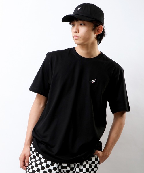staple（ステイプル）の「【STAPLE】刺繍半袖Tシャツ（Tシャツ/カットソー・メンズ・ホワイト/ブラック/カモフラージュ/バイオレット・2XL/XL/M/L）」の3枚目の写真