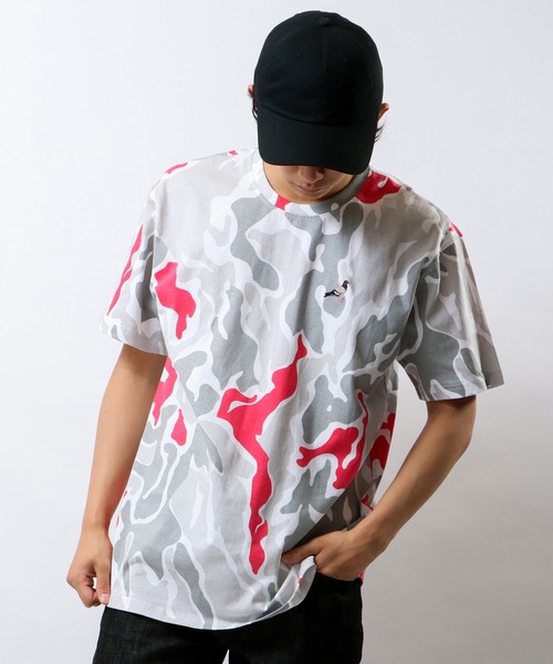 staple（ステイプル）の「【STAPLE】刺繍半袖Tシャツ（Tシャツ/カットソー・メンズ・ホワイト/ブラック/カモフラージュ/バイオレット・2XL/XL/M/L）」の11枚目の写真