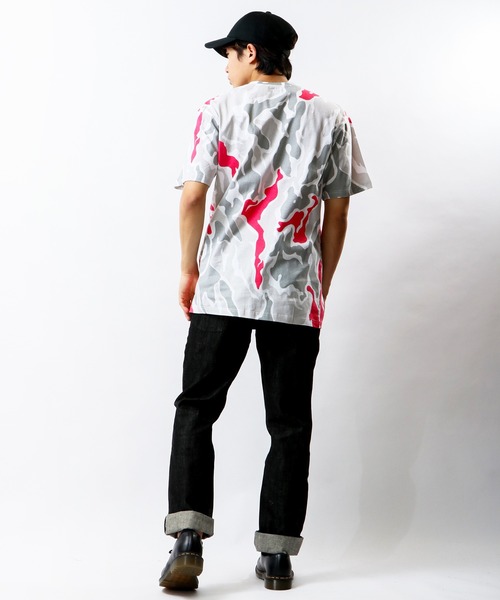 staple（ステイプル）の「【STAPLE】刺繍半袖Tシャツ（Tシャツ/カットソー・メンズ・ホワイト/ブラック/カモフラージュ/バイオレット・2XL/XL/M/L）」の15枚目の写真