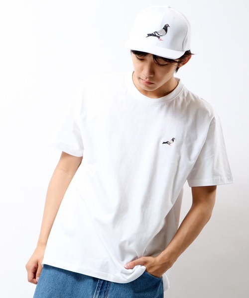 staple（ステイプル）の「【STAPLE】刺繍半袖Tシャツ（Tシャツ/カットソー・メンズ・ホワイト/ブラック/カモフラージュ/バイオレット・2XL/XL/M/L）」の18枚目の写真