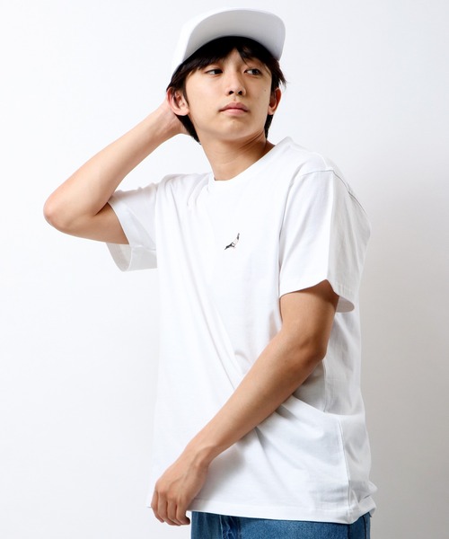 staple（ステイプル）の「【STAPLE】刺繍半袖Tシャツ（Tシャツ/カットソー・メンズ・ホワイト/ブラック/カモフラージュ/バイオレット・2XL/XL/M/L）」の19枚目の写真