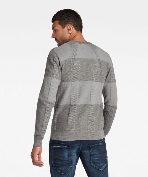 G-STAR（ジースター）の「CHARLY R KNITTED SWEATER（ニット/セーター・メンズ・グレー・SMALL/MEDIUM/LARGE/X-LARGE/X-SMALL）」の8枚目の写真