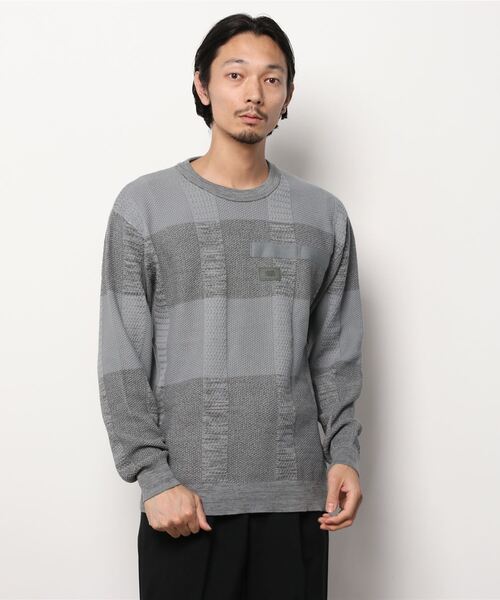 G-STAR（ジースター）の「CHARLY R KNITTED SWEATER（ニット/セーター・メンズ・グレー・SMALL/MEDIUM/LARGE/X-LARGE/X-SMALL）」の3枚目の写真