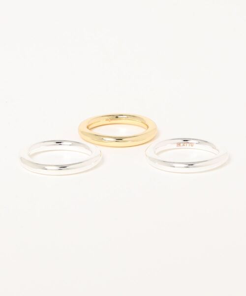 blatto(ブラット)の「【blatto 925silver】3セットリング(925プレーティング加工)(リング・レディース・その他2/その他1・21/7/17/9/13)」の1枚目の写真