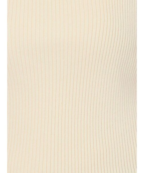 EVRIS（エヴリス）の「ショルダーデザインハーフスリーブニットトップス（ニット/セーター・レディース・ブラック/ホワイト/カーキ・FREE）」の14枚目の写真