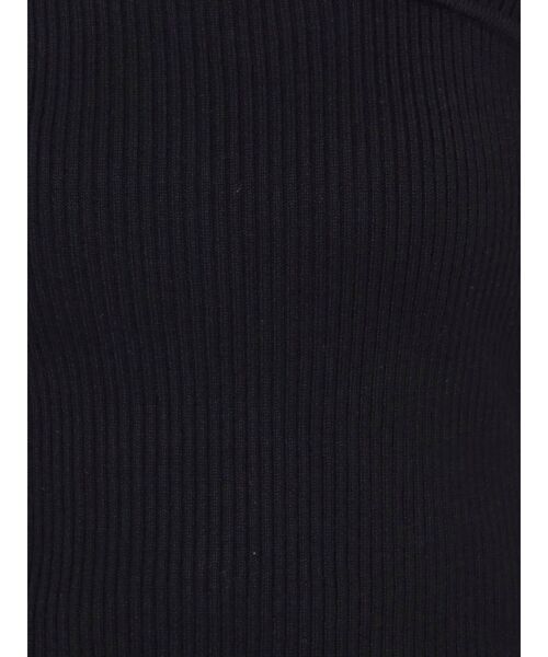 EVRIS（エヴリス）の「ショルダーデザインハーフスリーブニットトップス（ニット/セーター・レディース・ブラック/ホワイト/カーキ・FREE）」の16枚目の写真