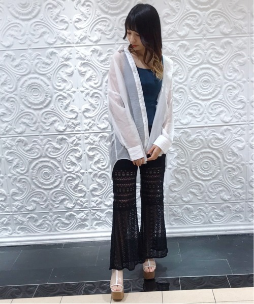 セール Oneway リボン付きシアーシャツ シャツ ブラウス One Way ワンウェイ のファッション通販 Zozotown