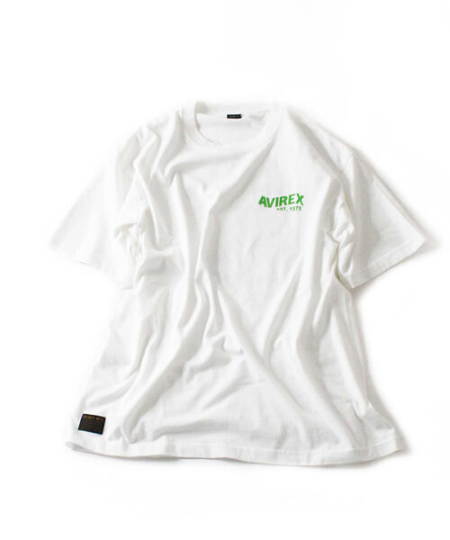AVIREX（アヴィレックス）の「【WEB限定】ハッピー アーミー Tシャツ / HAPPY ARMY T-SHIRT / アヴィレックス / AVIREX（Tシャツ/カットソー・メンズ・ホワイト・MEDIUM/LARGE/X-LARGE）」の14枚目の写真