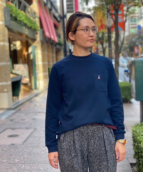 Munsingwear Grand-Slam(マンシングウェア グランドスラム)の「【Grand-Slam】アメリカ製 ラグランスリーブモックシャツ メンズ レディース ユニセックス ウェア 父の日 シャツ ポロシャツ スポーツウェア(Tシャツ/カットソー・メンズ・ホワイト/ネイビー/カーキ/ブラック/グレー・S/M/L/XL)」の5枚目の写真